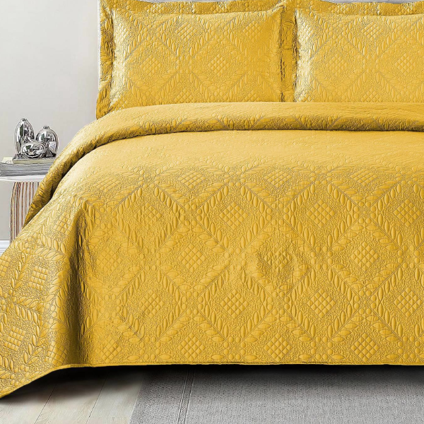 Simon Baker Istanbul Bedspread - Mustard (2)