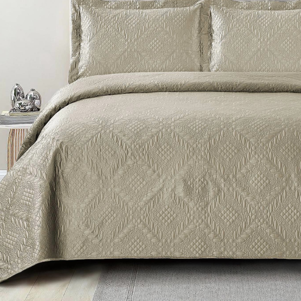Simon Baker Istanbul Bedspread - Natural (2)