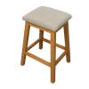 Ashton Oak and Fabric Bar Nook Chair