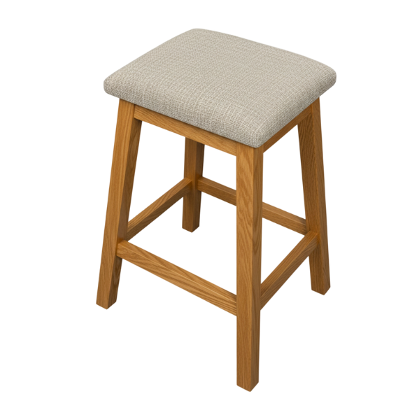 Ashton Oak and Fabric Bar Nook Chair