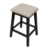 Ashton Mahogany and Fabric Bar Nook Chair