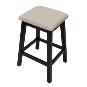 Ashton Bar/Nook Fabric Chair - Mahogany