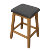 Ashton Oak and Fabric Bar Nook Chair