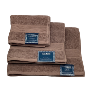 Ultra Soft Luxury Cotton Bathroom Towel Set - Truffle