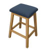 Ashton Oak and Fabric Bar Nook Chair