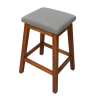 Ashton Kiaat and Fabric Bar Nook Chair