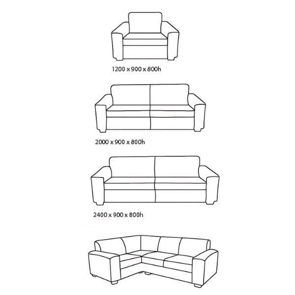 Gruneck Leather Couch Drawing
