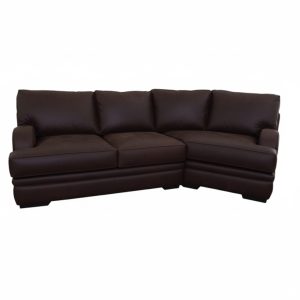Korgi Leather Couch - Semi Corner Unit