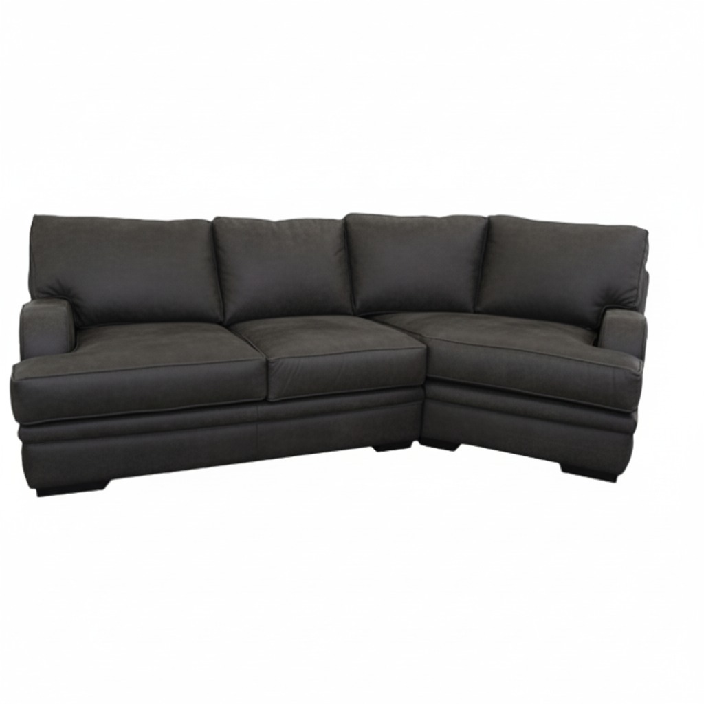 Korgi Leather Half Corner Couch