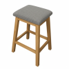 Ashton Oak and Fabric Bar Nook Chair