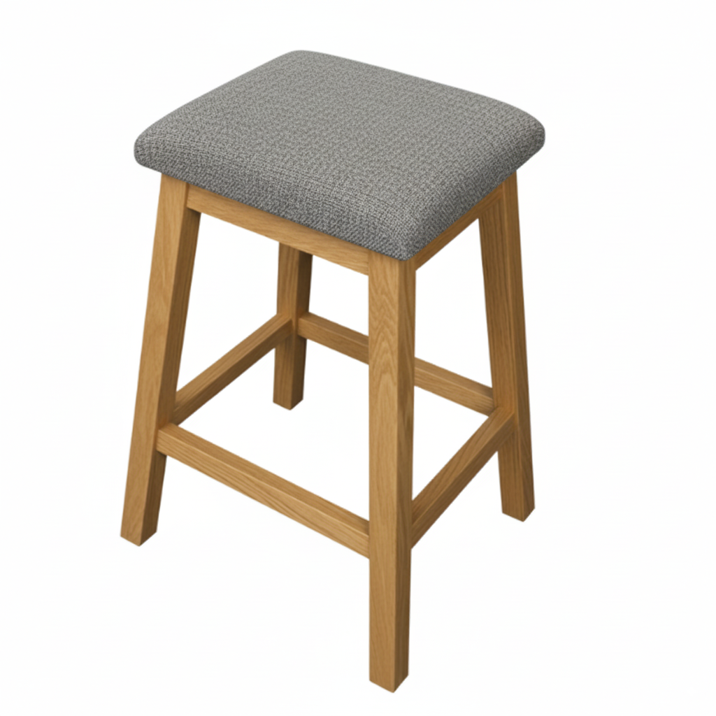 Ashton Oak and Fabric Bar Nook Chair