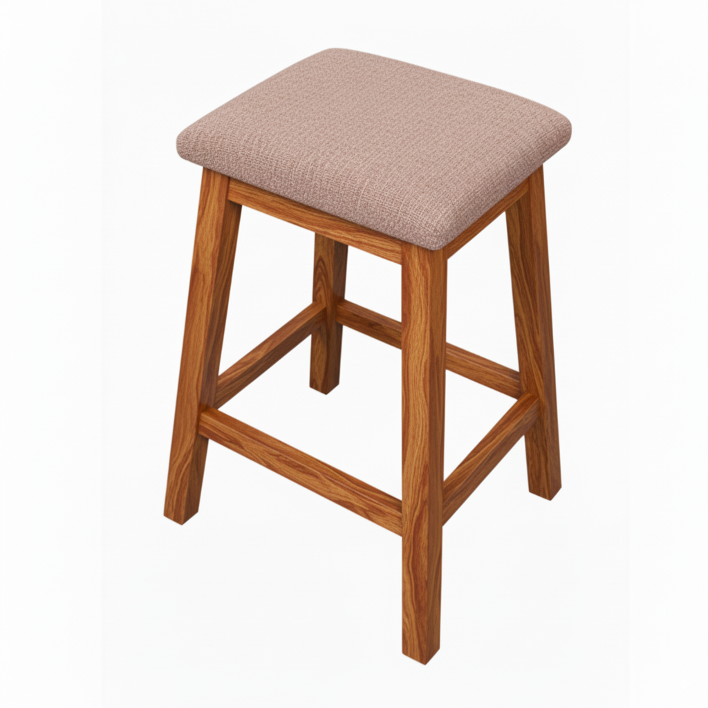 Ashton Kiaat and Fabric Bar Nook Chair