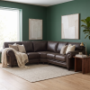 Omar Leather Corner Unit