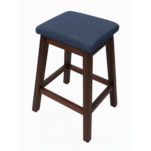Ashton Mahogany and Fabric Bar Nook Chair