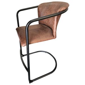 Conwy Tub Bar Chair - Leather