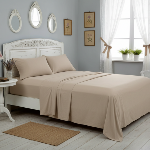 Simon Baker Vintage Washed Sheet Set - Stone