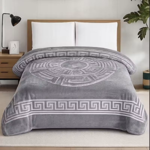 Simon Baker Athena Luxury Mink Blanket - Dove