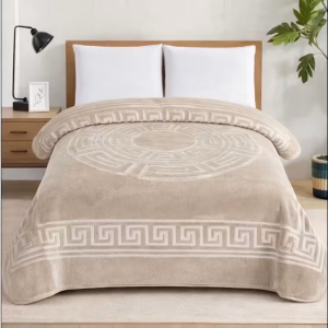 Simon Baker Athena Luxury Mink Blanket - Natural