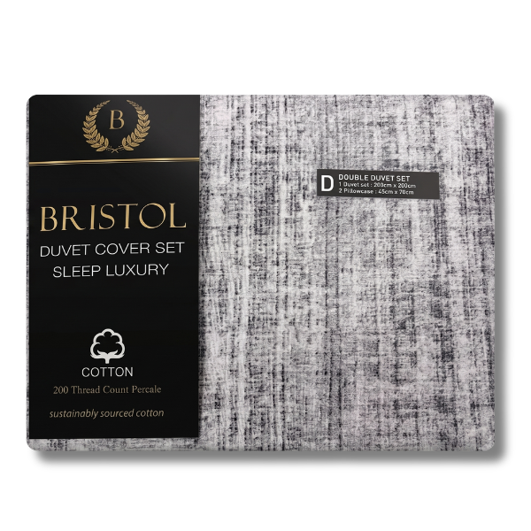Bristol Duvet Set T-200 100% Cotton Anderson linen look (2)