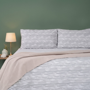 Bristol Olivia Grey Duvet Cover Set