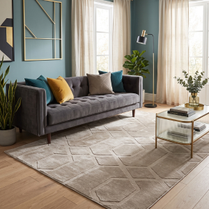 Simon Baker Isfahan Rug160 x 230cm - Camel