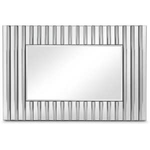 Art Deco Fluted Beveled Wall Mirror 1200 x 800mm