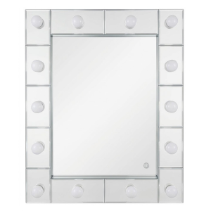 Hollywood Mirrored Wall Vanity Mirror with LED Bulbs 783 x 640mm