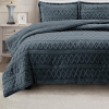 Simon Baker Brooklyn jacquard comforter set in Charcoal
