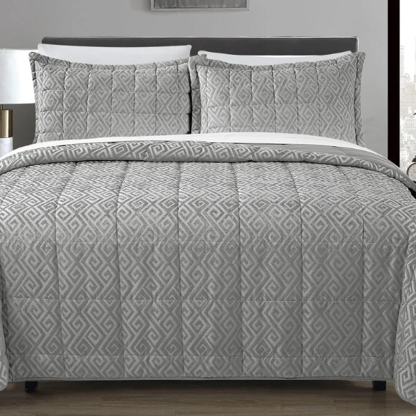Simon Baker Cambridge Bedspread - Grey (2)