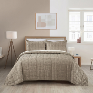 Simon Baker Cambridge Chenille Bedspread Set - Natural