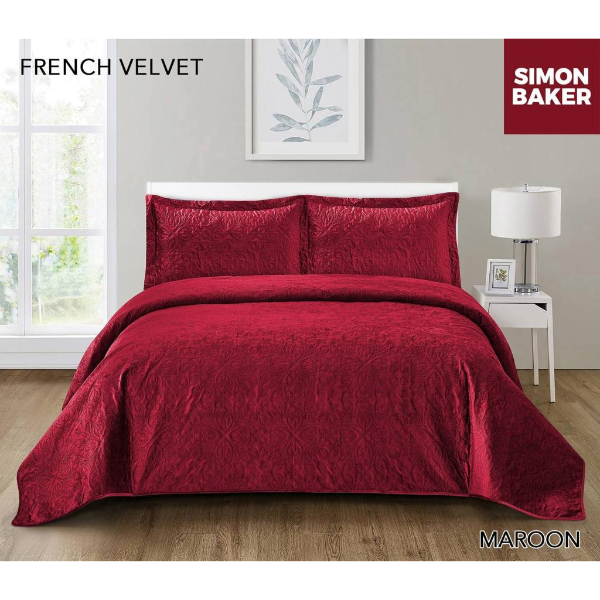 Simon Baker French Velvet Maroon (3)