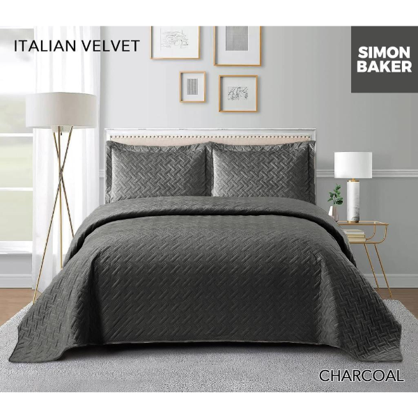 Simon Baker Italian Velvet Charcoal (3)