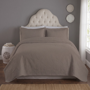 Simon Baker Paisley Bedspread - Mocha