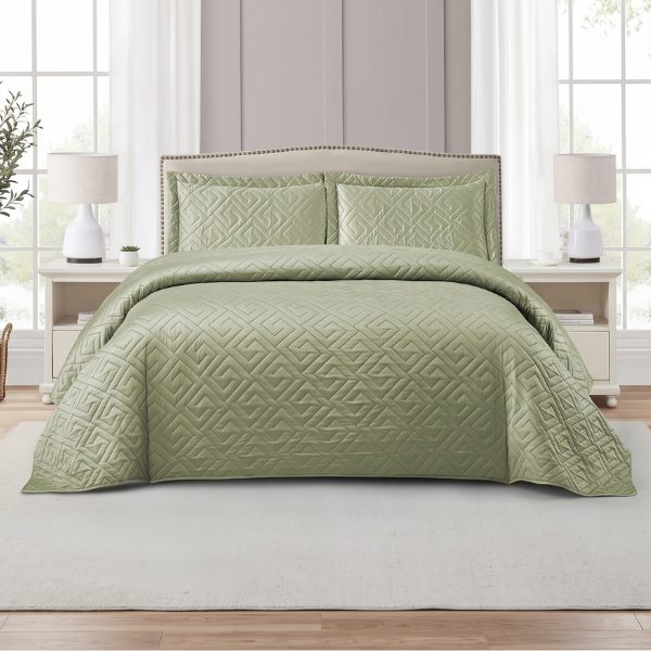Simon Baker Tuscany Bedspread – Pistachio