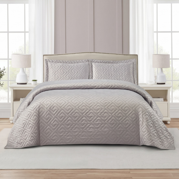 Simon Baker Tuscany Bedspread – Platinum