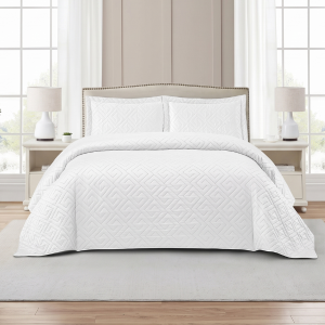 Simon Baker Tuscany Bedspread - White