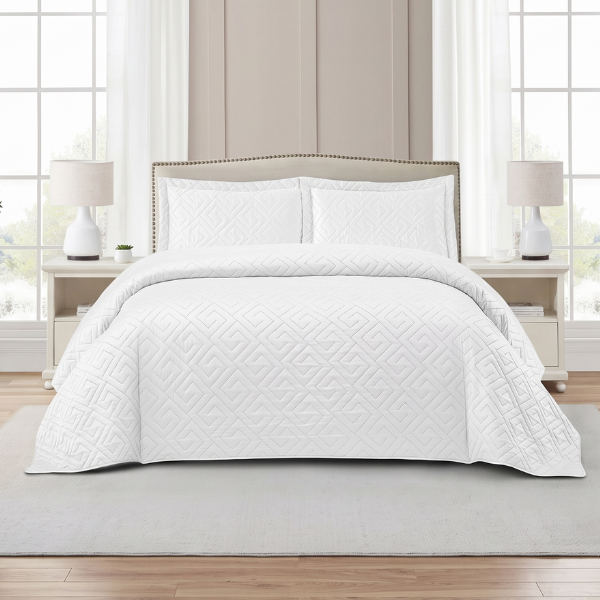 Simon Baker Tuscany Bedspread – White