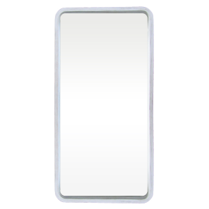 Rounded Rectangle White Mirror 1420 x 770mm