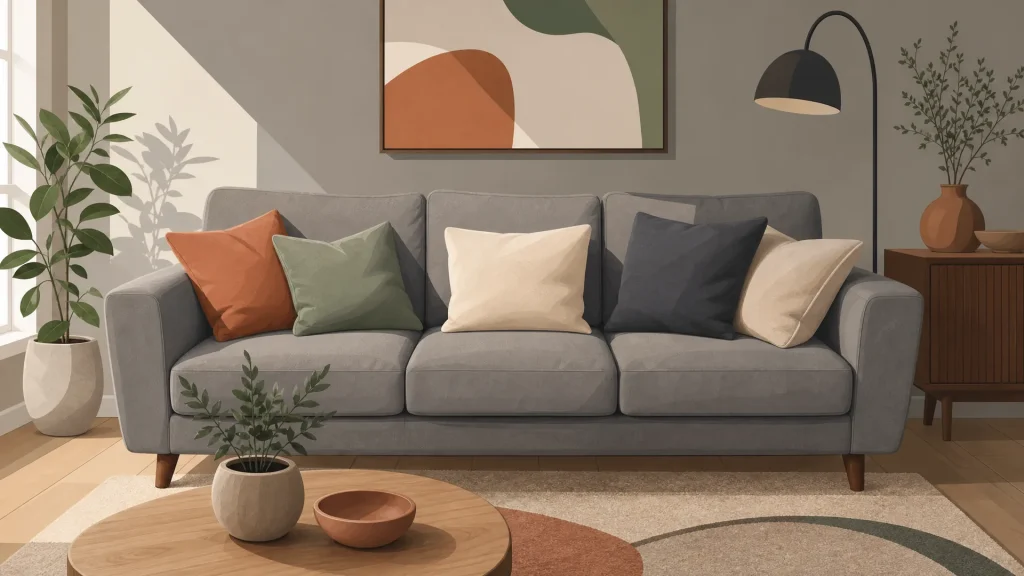 How Many Scatter Cushions for a 3-Seater Couch or L-Shape Sofa?