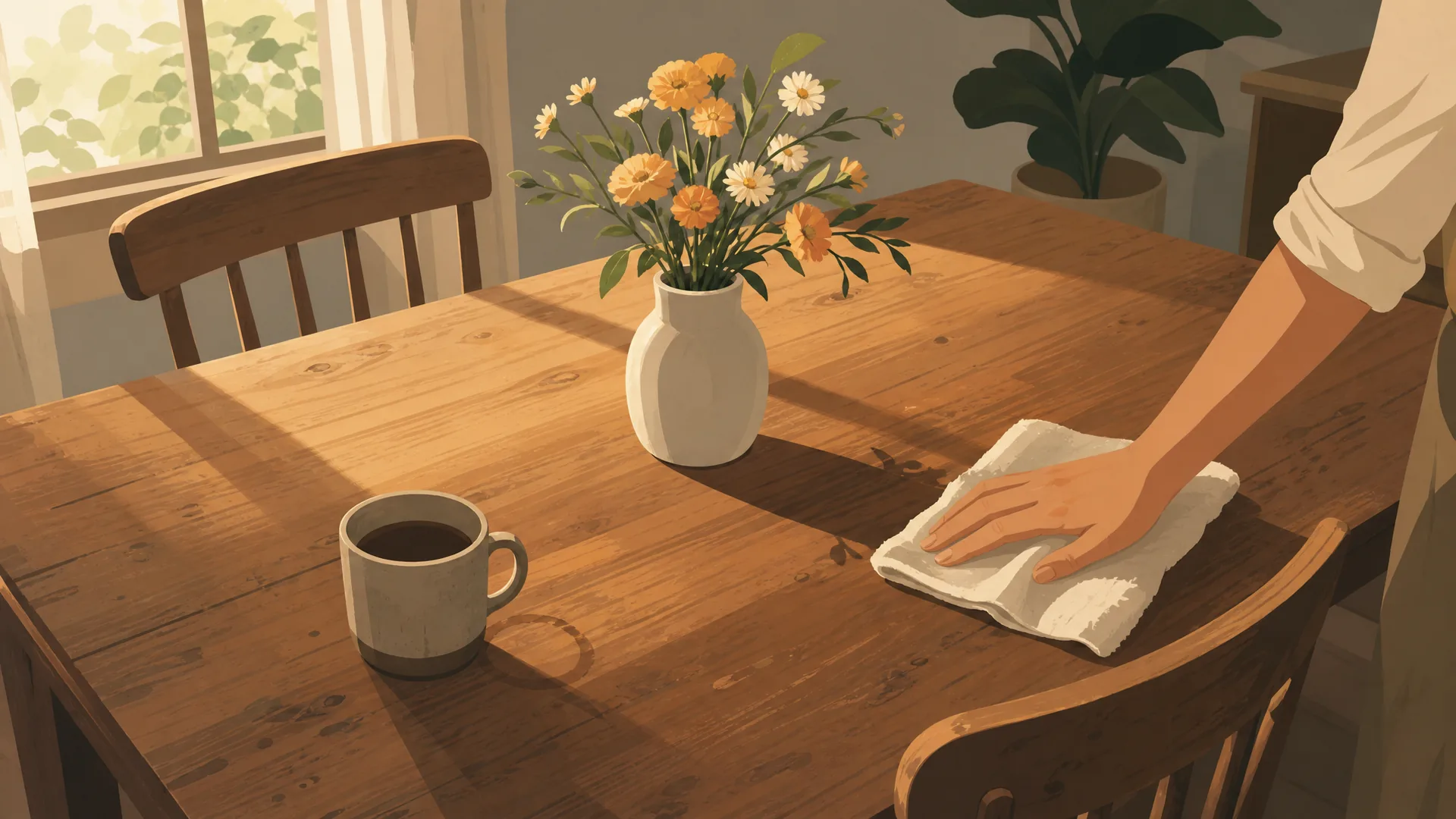 How to Care for a Wooden Dining Table