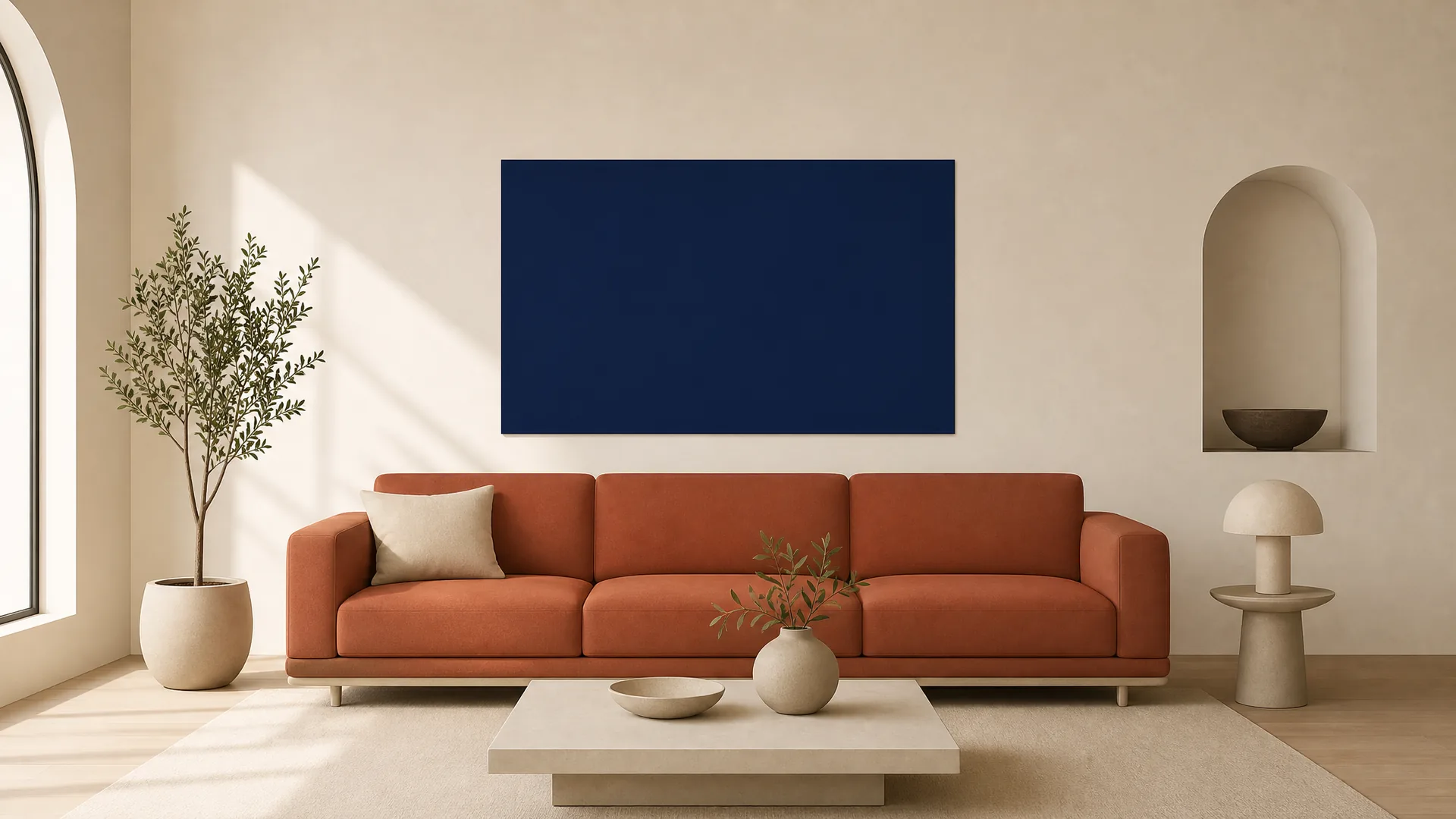 How Wide Should Canvas Art Be Above a Couch or Headboard?
