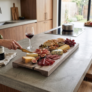 Libelle Amora Premium Solid Hardwood Bread & Charcuterie Board - Long