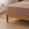 Simon Baker 300 Thread Count Egyptian Cotton Fitted Sheet - Mocha - Thumbnail Image 1
