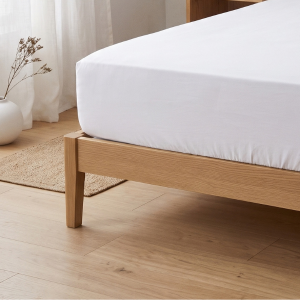 Simon Baker 300 Thread Count Egyptian Cotton Fitted Sheet - White