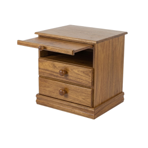 Sleigh Kiaat Wood Pedestal 600mm