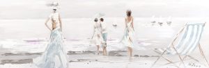 Canvas - Coastal Scene - Romantic Beach Wedding I 1500x500mm